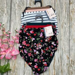 WOMEN'S INFINITE COMFORT Thong Underwear Panties 2, 3-Packs Size 3X